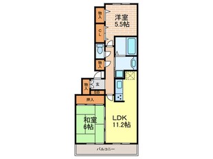 夙川公園ロジュマン(302)の物件間取画像